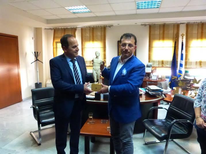 Συνάντηση αντιπροσωπείας του δήμου Μπεϊλίκτυζυ με το δήμαρχο Πέλλας